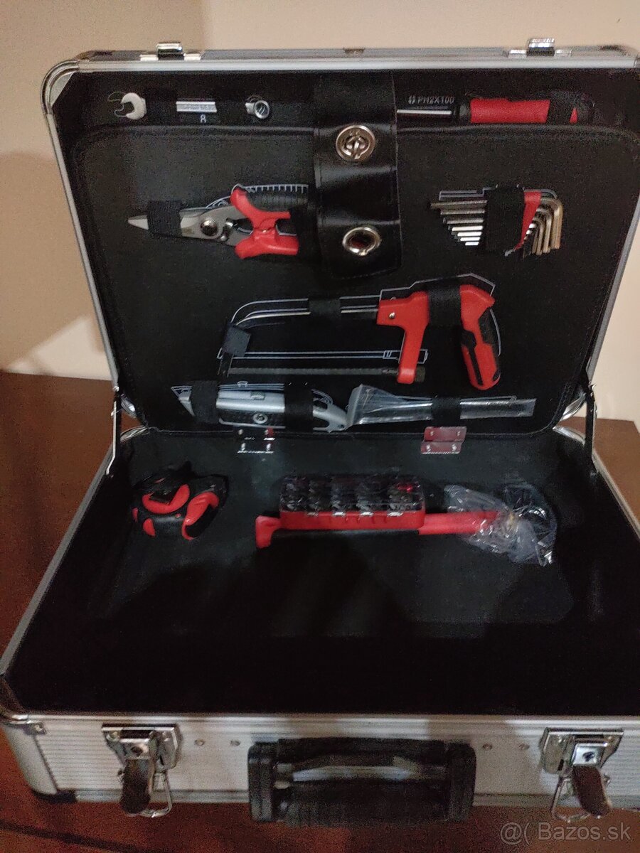 Kompletná sada náradia Cr-V v kufri 162 dielov 1257452 - 14