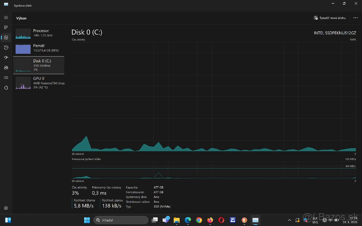 Asus Zenbook 14 (UN5401Q) s dotykovým displejom - 14