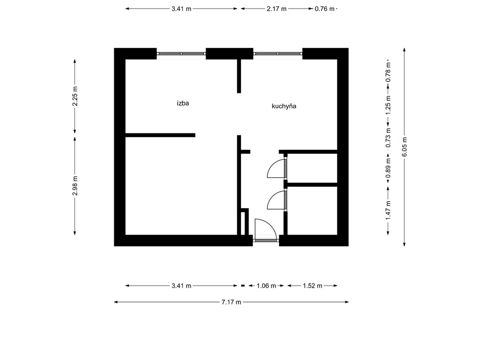 Na predaj 1,5-izb. byt v centre Senice - 14