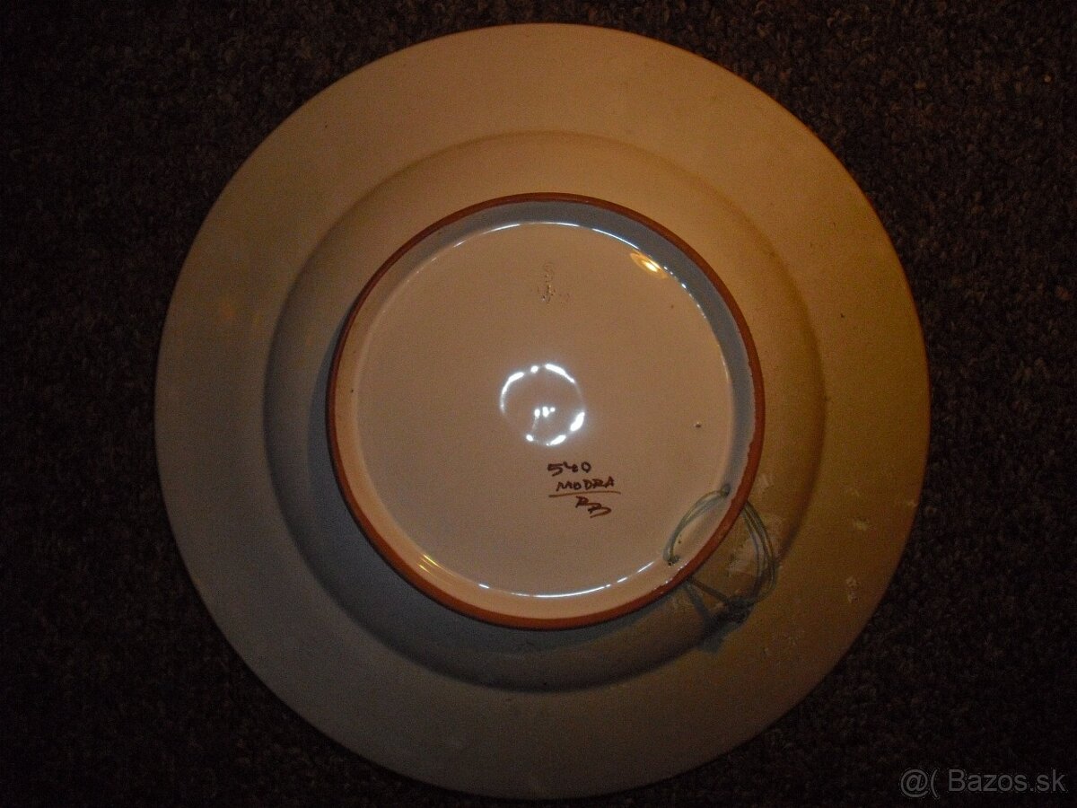 Modranska keramika tanier a dzban zbierka - 14