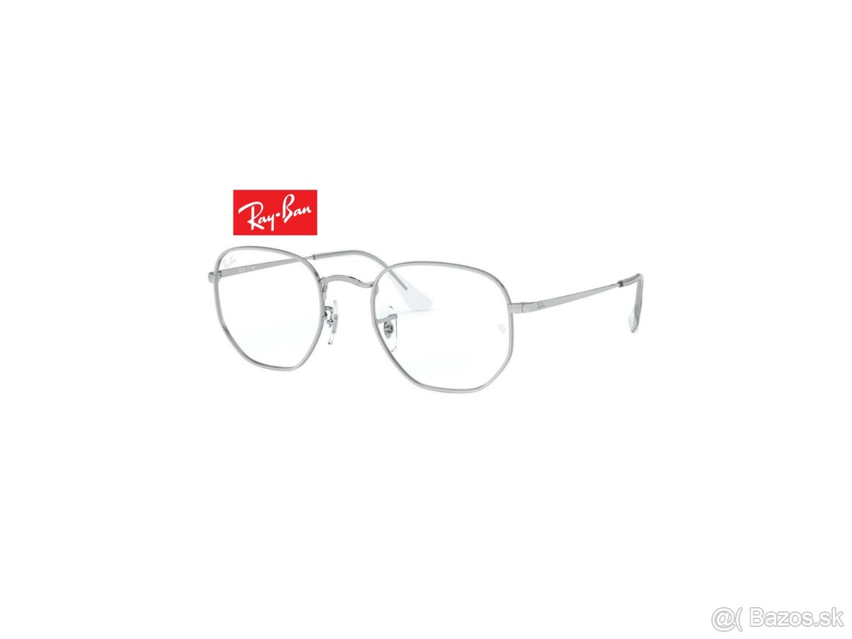 NOVÉ RayBan Hexagonal Silver okuliare PC 130€ - 14