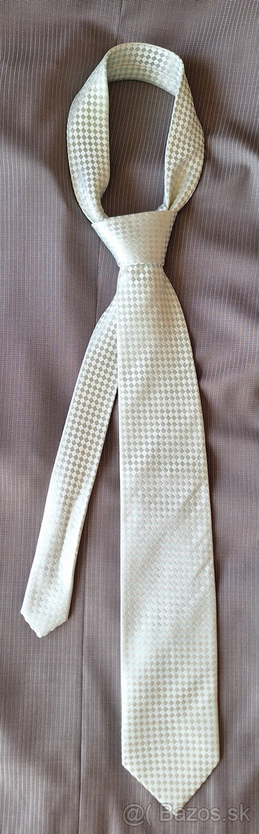 slim fit oblek Daniel Hechter + 2 kravaty - 14