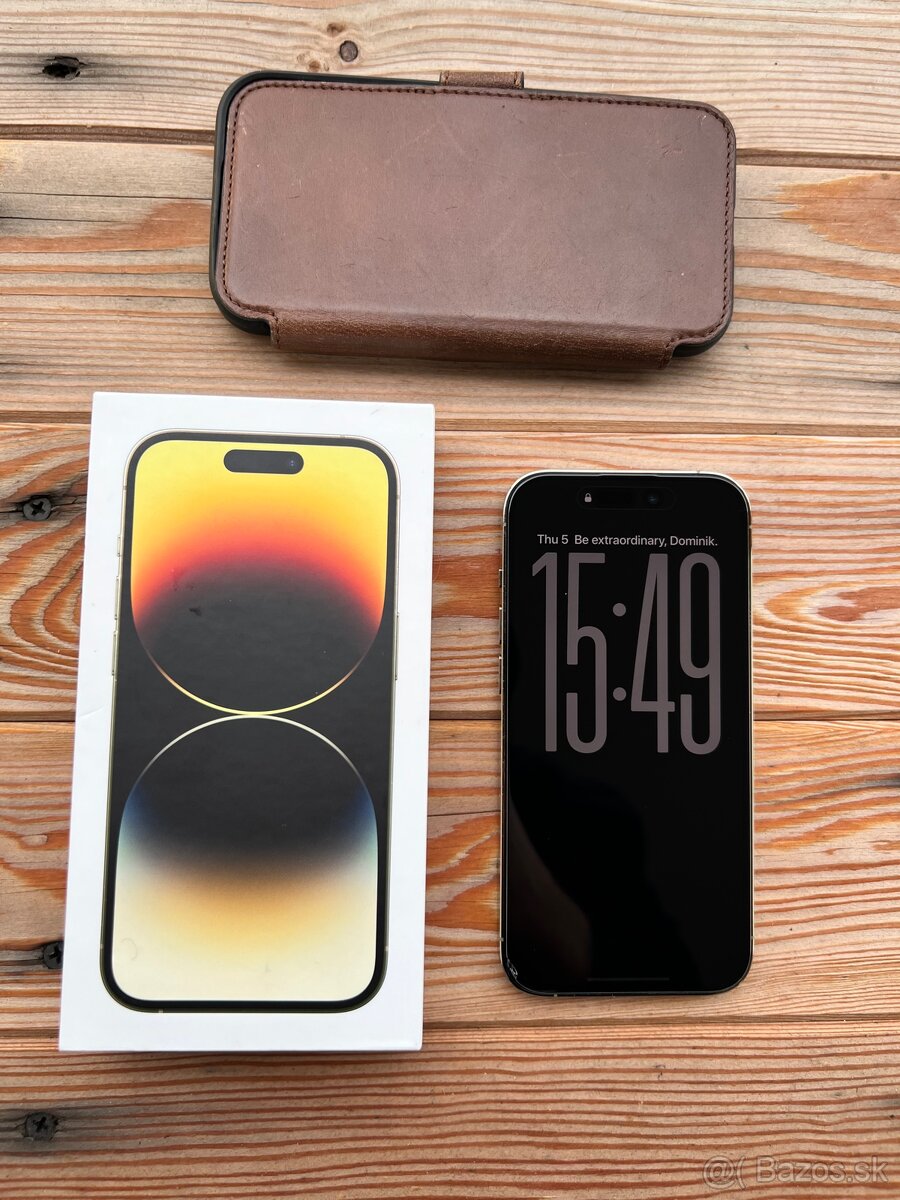 iPhone 14 pro 128GB Gold - 14