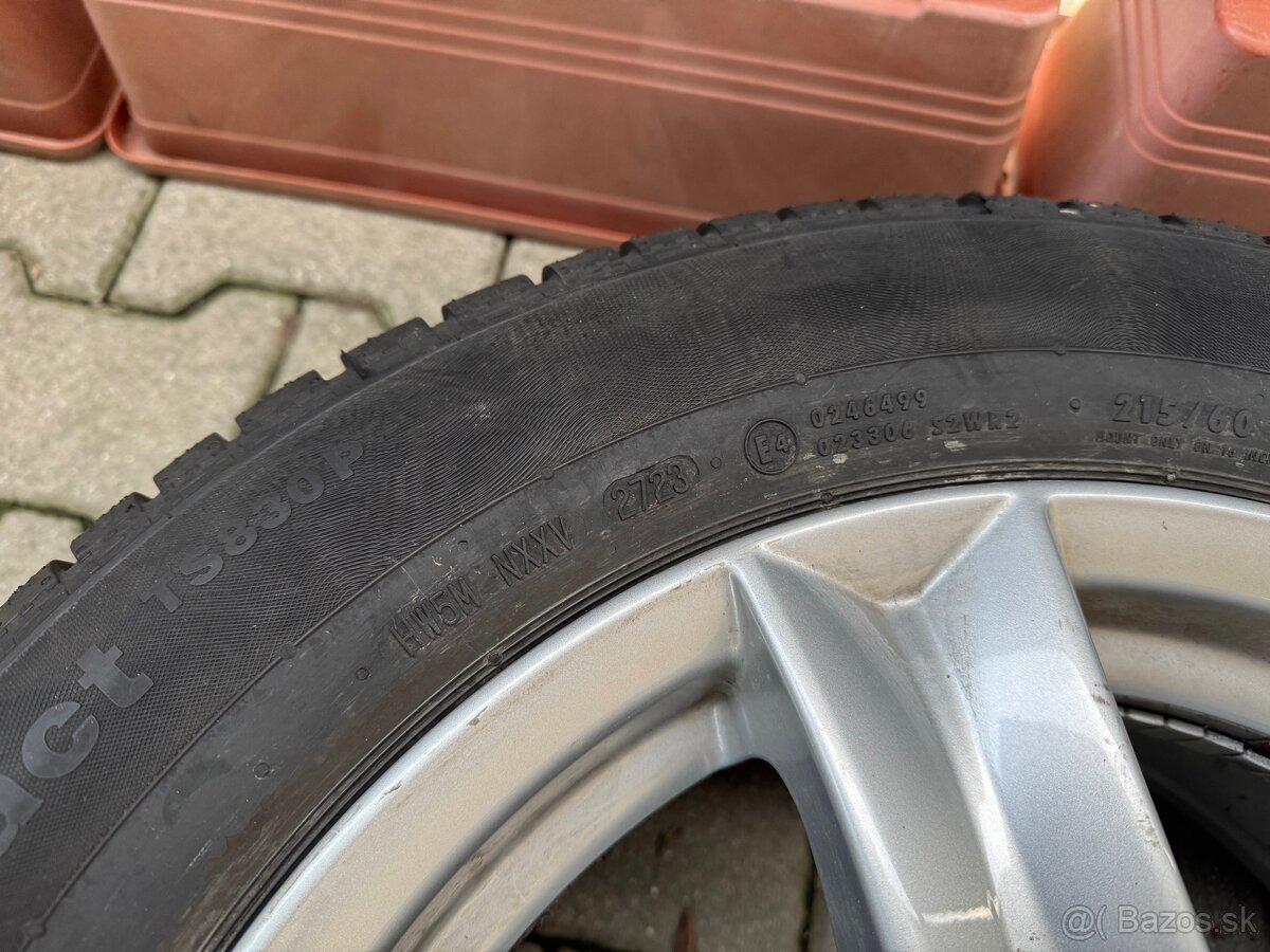 Zimná sada 5x114,3 215/60 R16 Continental - 14