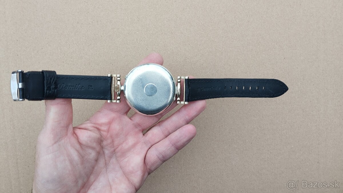 Krásné starožitné stříbrné hodinky IWC Schaffhausen - 14