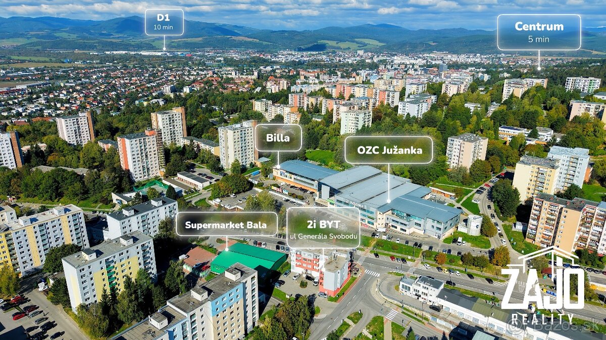 Priestranný 2-izbový byt s terasou a parkovaním, Gen.Svobodu - 14