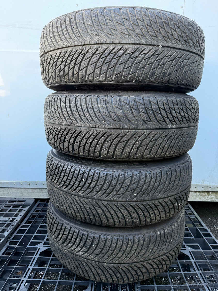 PREDÁM sadu 17" AL disky Mercedes-Benz +zimné pneu MICHELIN - 14