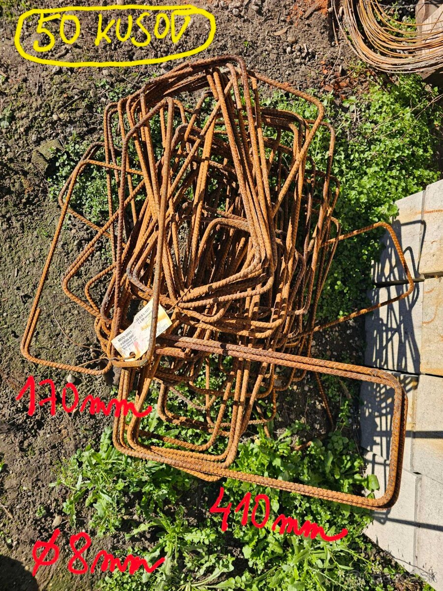 Predám betonársku oceľ-roxory a strmene - 14