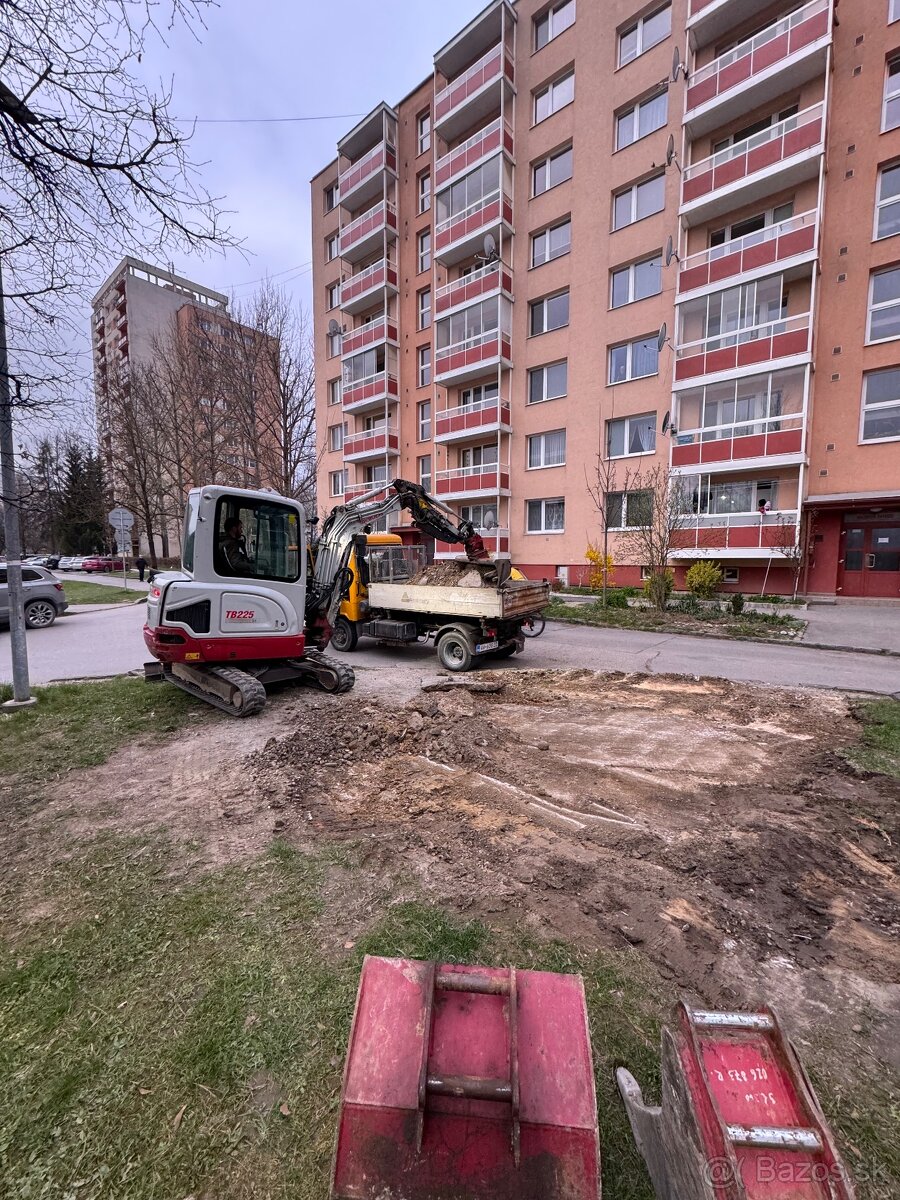 Zemne vykopove, buracie prace, doprava - 14