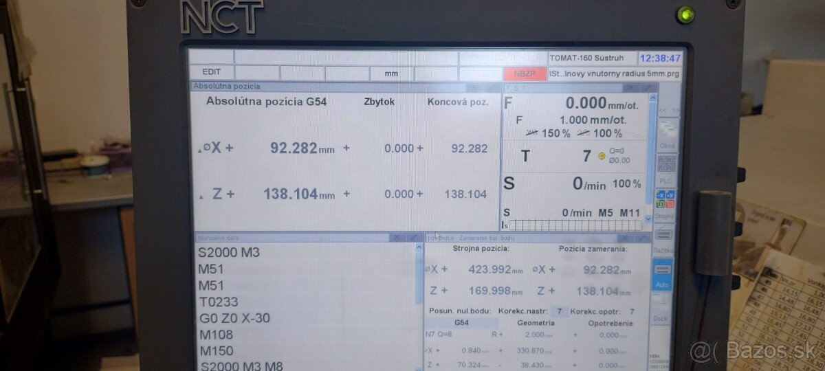 CNC Sustruh SLOVTOS, sustruh na vyrobu prstenov - 14