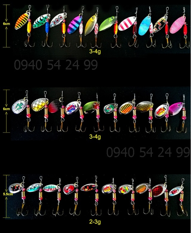 Rybárske potreby - blinkre rotačky blyskáče - 14