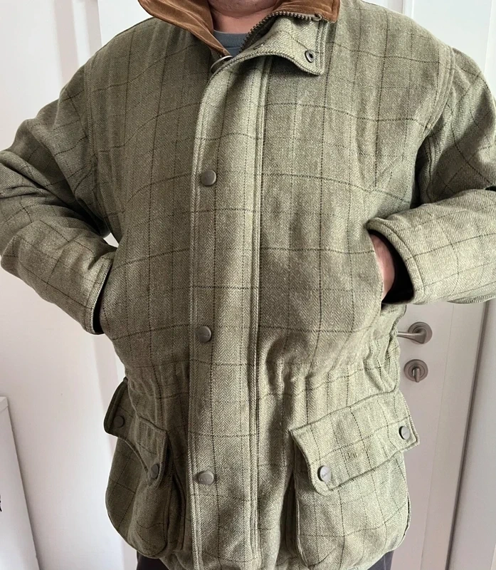 🎯 TOP PONUKA Barbour Sporting GORE-TEX Tvídová Bunda – Pre - 14