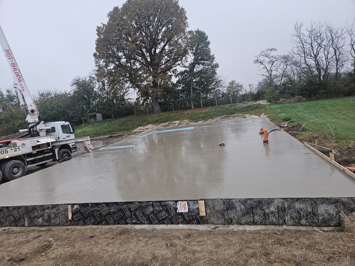 Základy,základové dosky BA,SC,PK a okolie - 14