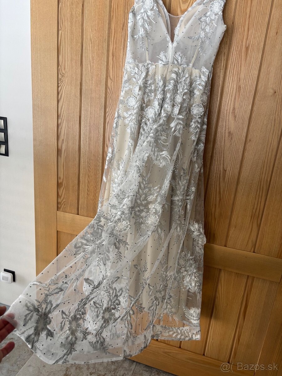 Spoločenské / svadobné šaty 42 - 14