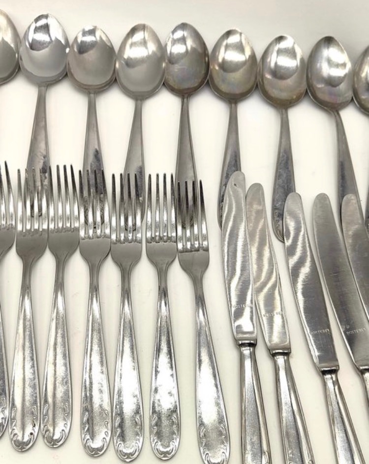 Predám postriebrený príborový set Abert – 58 ks - 14