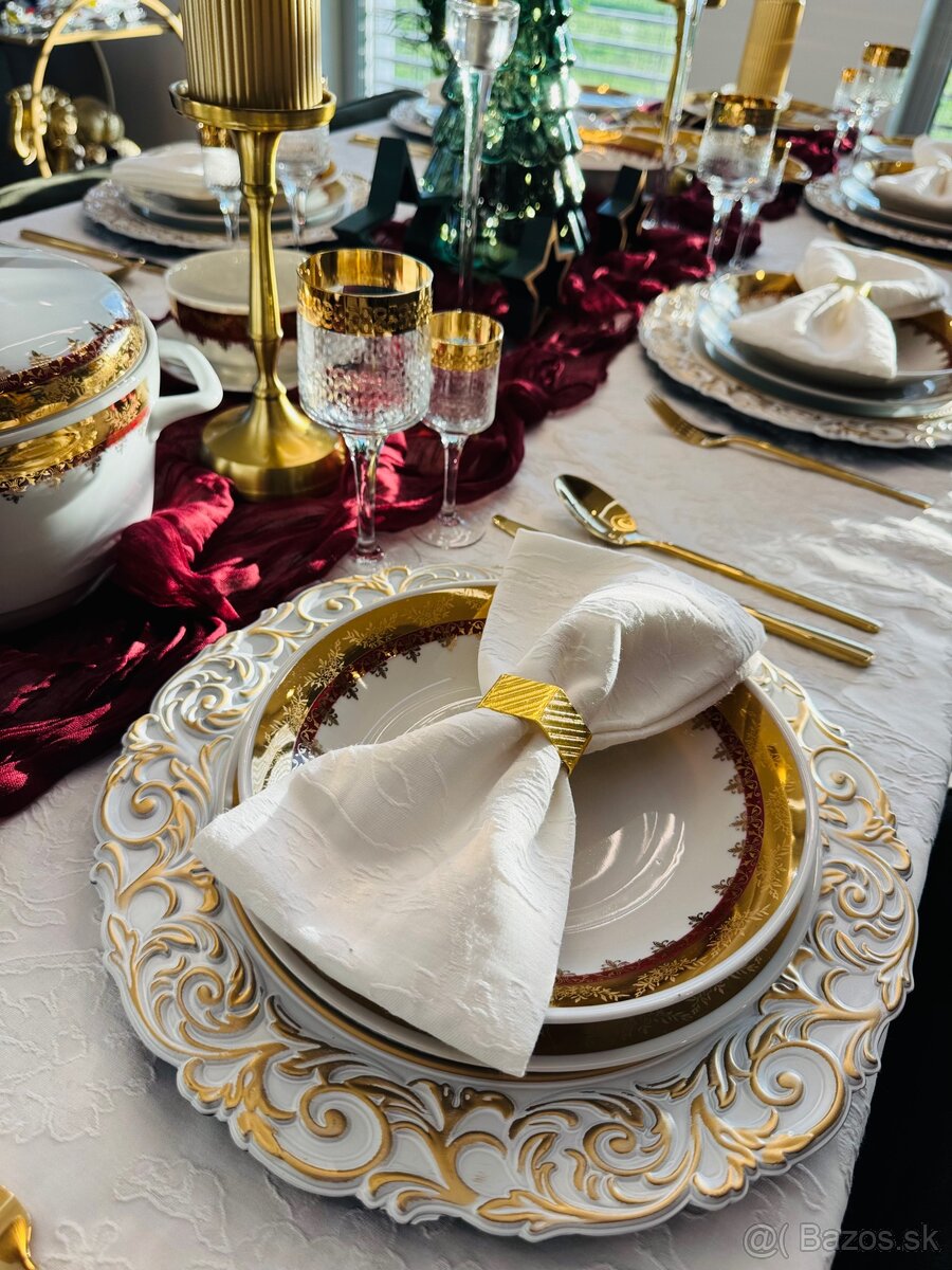 Retro krásna obedová súprava-posielam kurierom - 14