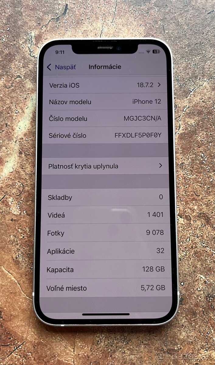 iPhone 12 White 128GB, TOP stav, 1.majiteľ - 14
