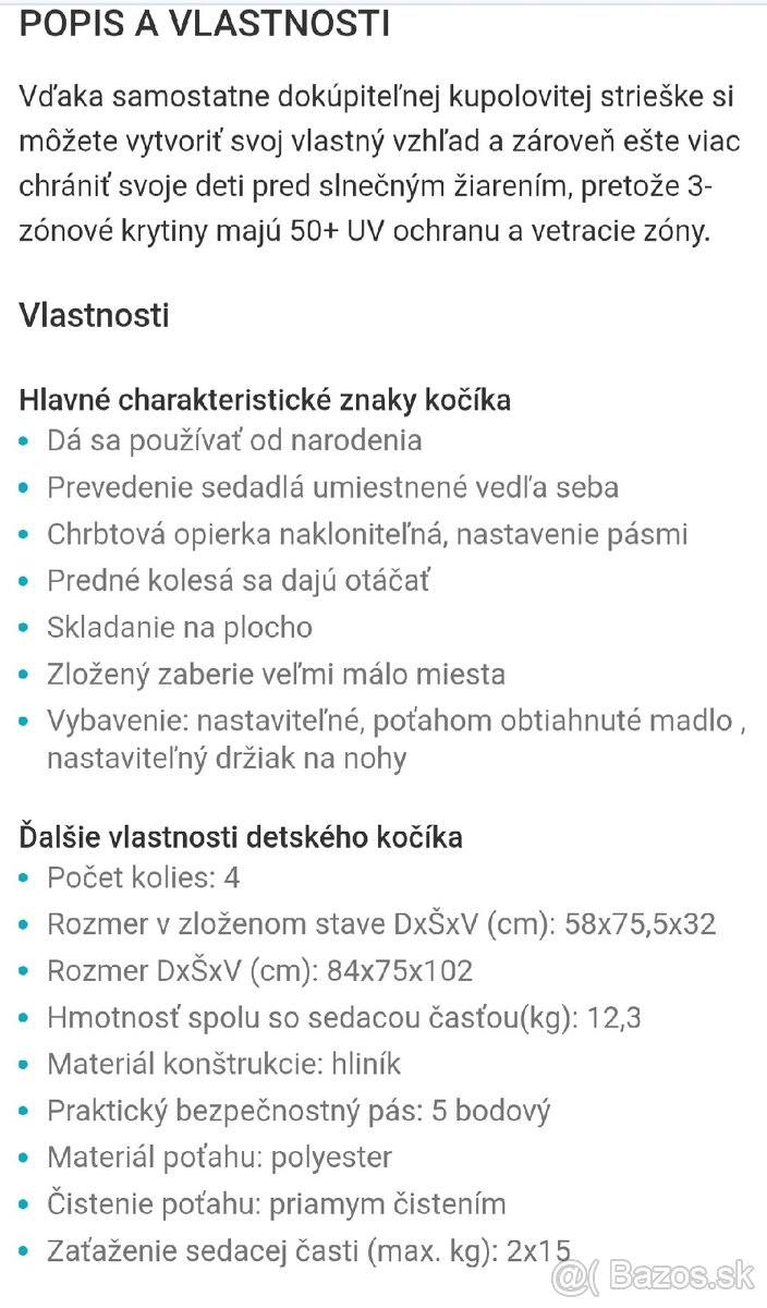 Kočík pre dvojičky Hauck Swift Duo X Black - 14