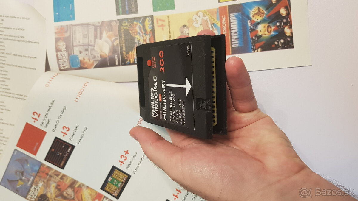 Videopac multikarta kazeta cartridge 200 hier + zoznam - 14