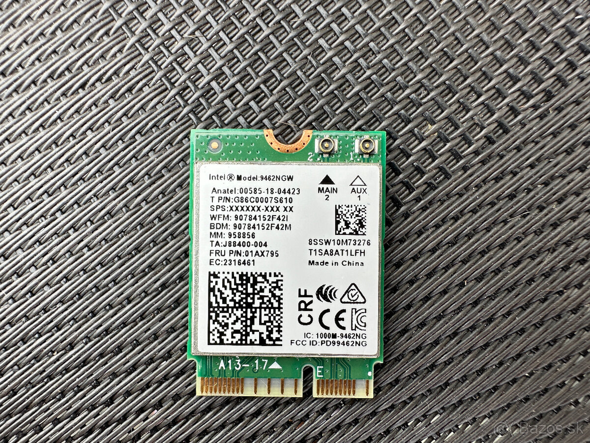 Intel karta BT 5.0 a WiFi karta 2.4g/5GHz v jednom - 14