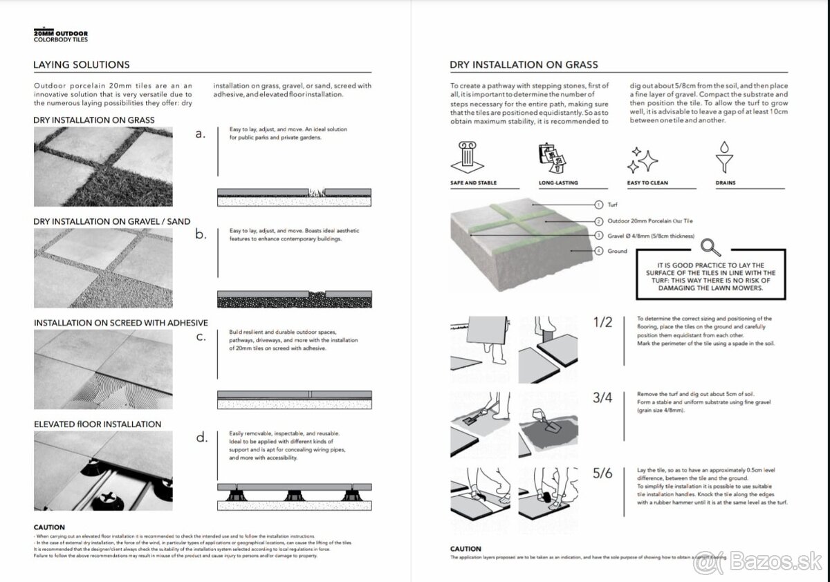 2 Cm dlažba na terasu 60x60 Siena Béžová - 14