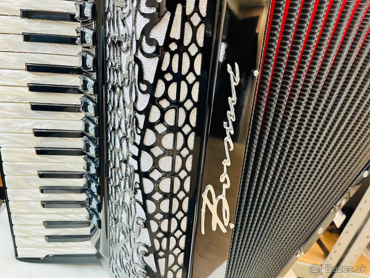 Predám profesionálny akordeón Borsini Wienna 374- 96 basový - 14