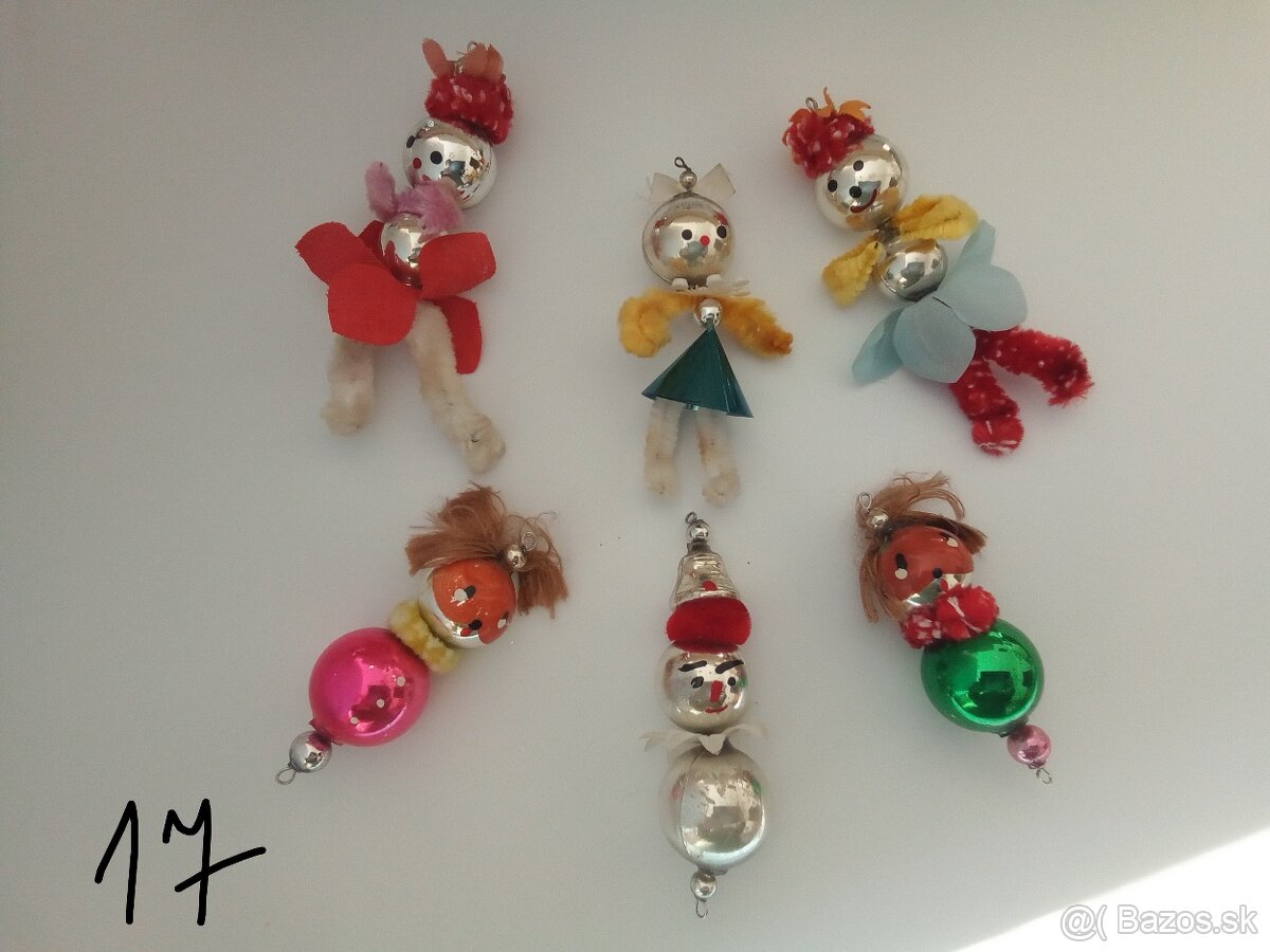 Vianočné ozdoby - staré, vánoční ozdoby - 14