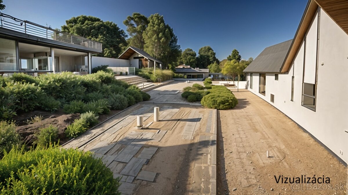 Slnečný stavebný pozemok v obci v Lovčici - Trubín - 14