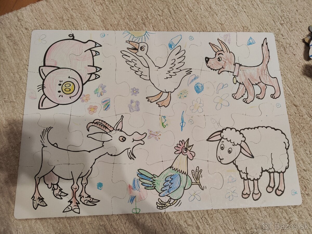 4x MAXI puzzle / podlahové pyzzle - 14