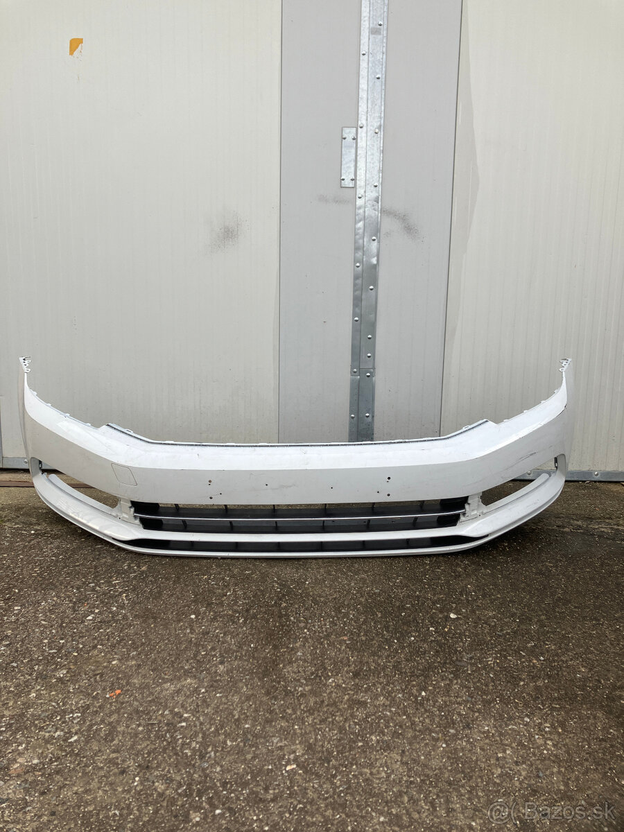 predni naraznik vw passat b8 14-19 bily holy - 14
