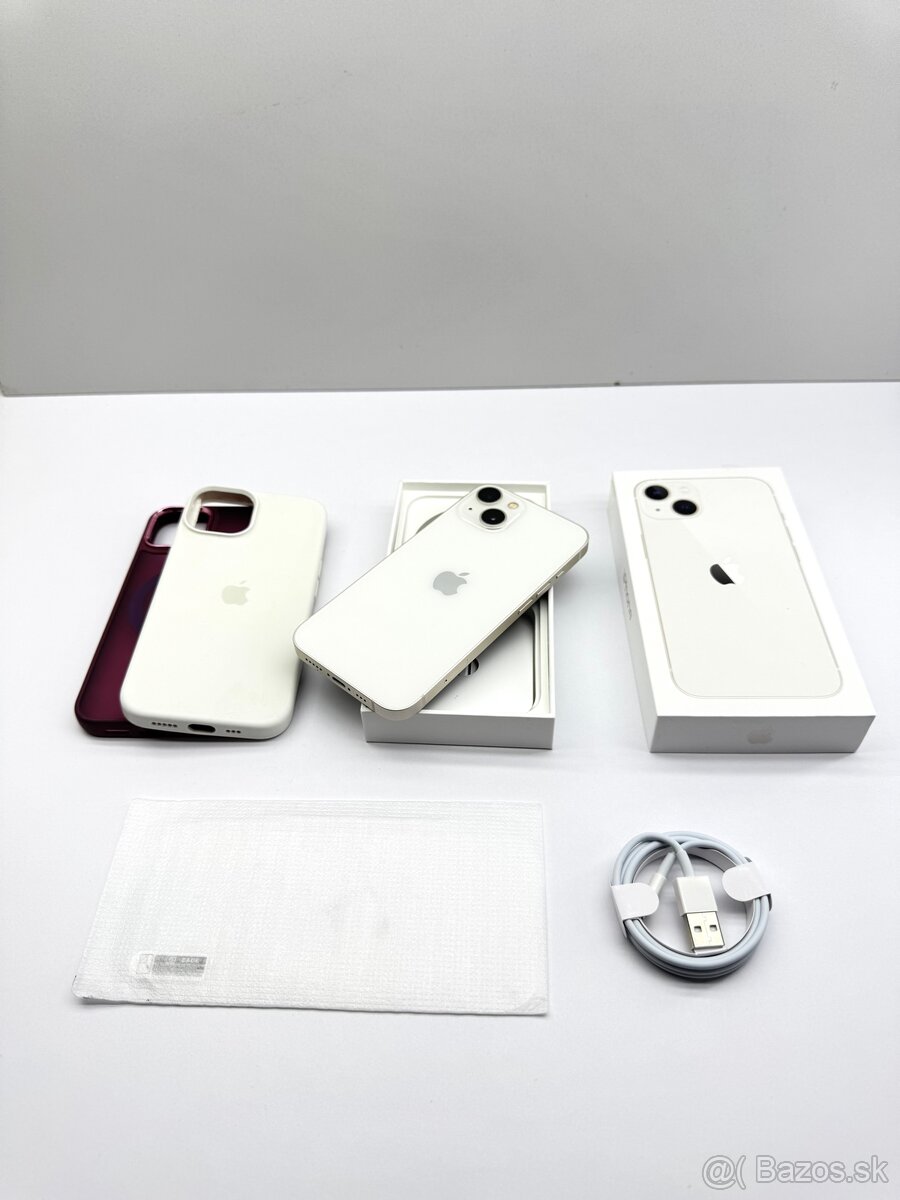 iPhone 13 128GB WHITE TOP STAV ORIGINÁL - 14