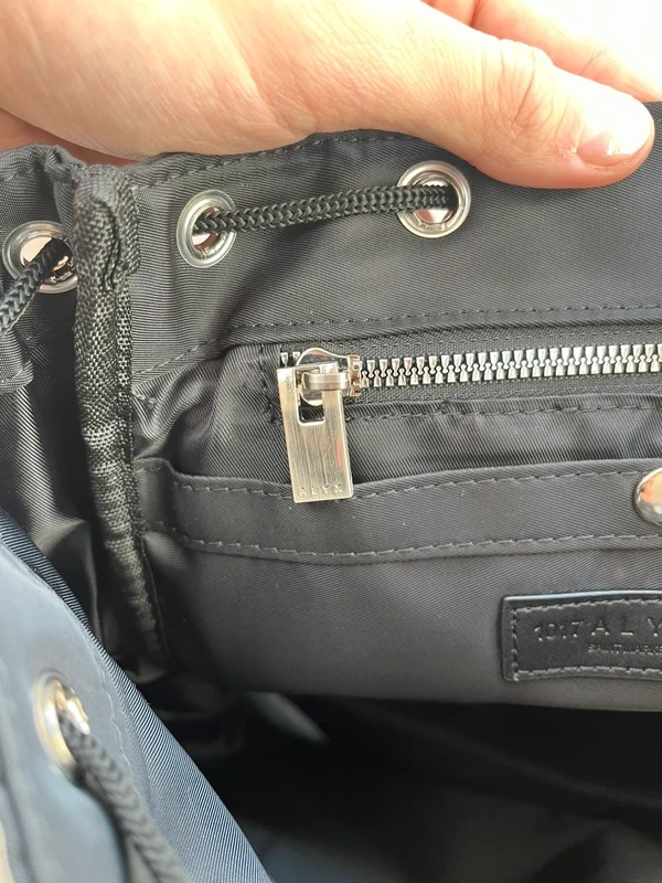 1017 Alyx 9SM Fold-Top Backpack - Black - 14