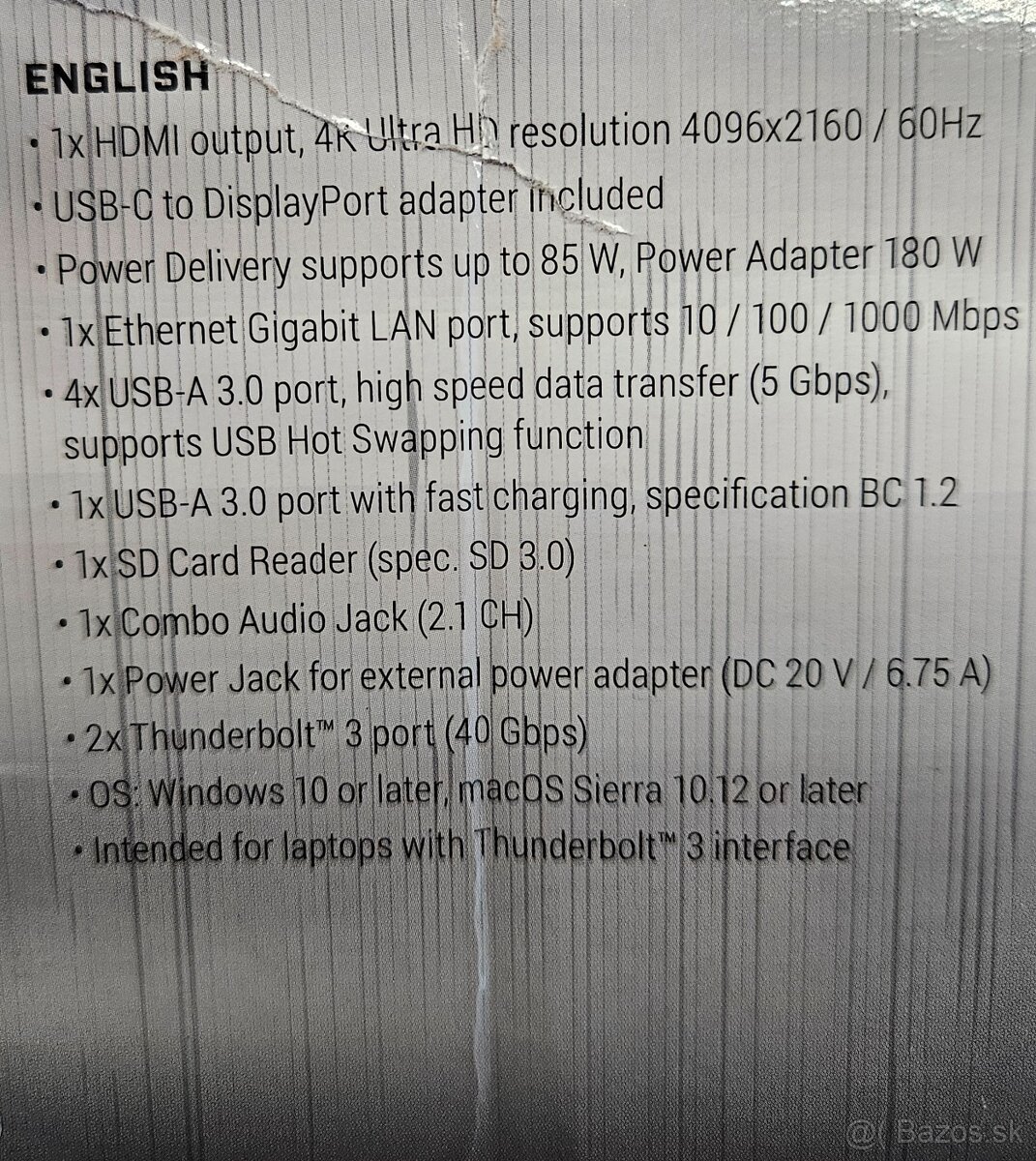 Dock i-Tec TB3HDMIDOCKPLUS Thunderbolt 3 / dual 4K - 14