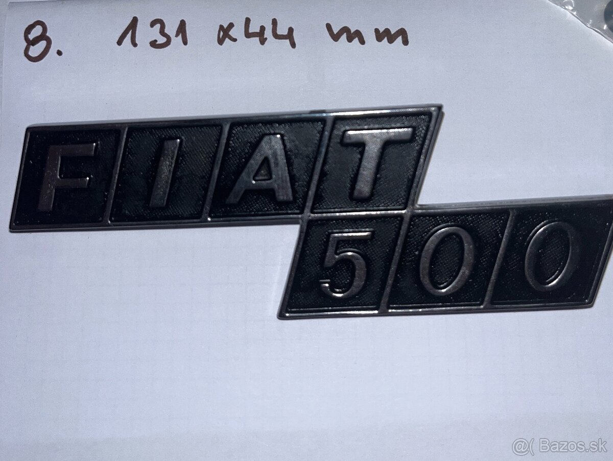 Nápisy Abarth, Fiat - 14