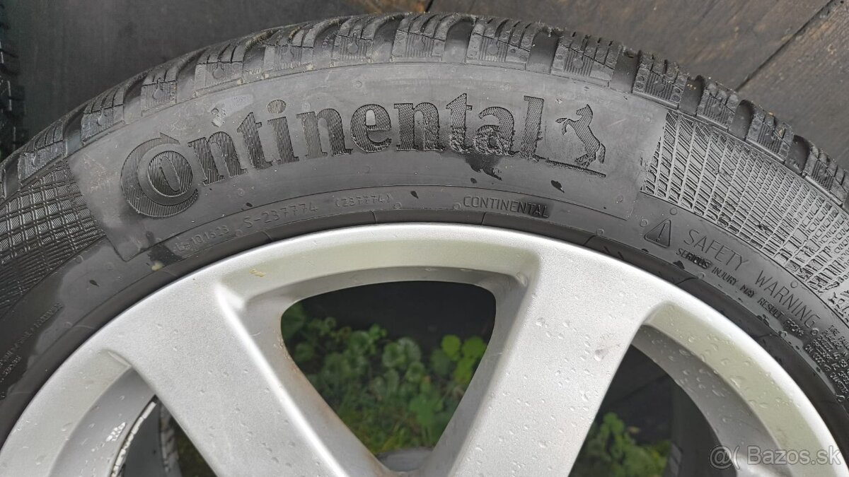 ALUTEC Germany 7.5J ET 28 zimne Continental 225 50 R17 5x112 - 14