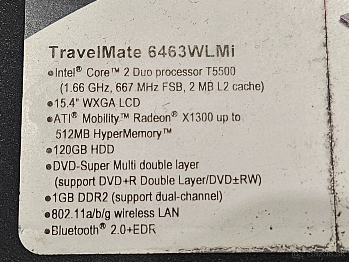 Acer TravelMate + dock 60e - 14