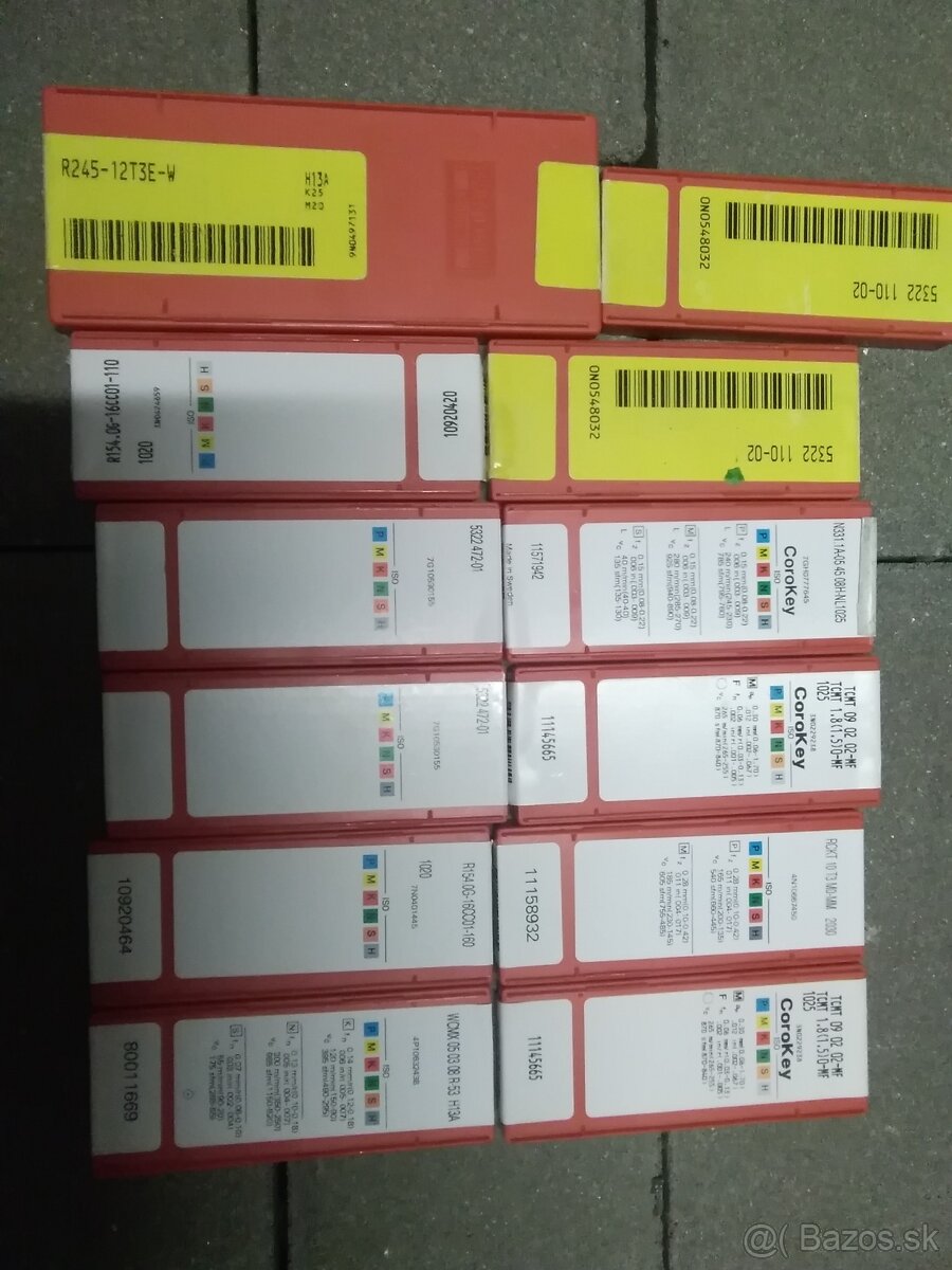 TK frézyTK vrtáky, Vbd plátky , Nástrčná hlava - 14