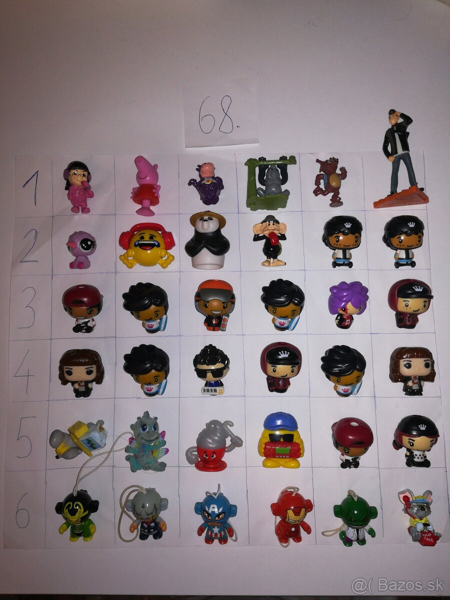 Kinder figúrky č. 9 - 14