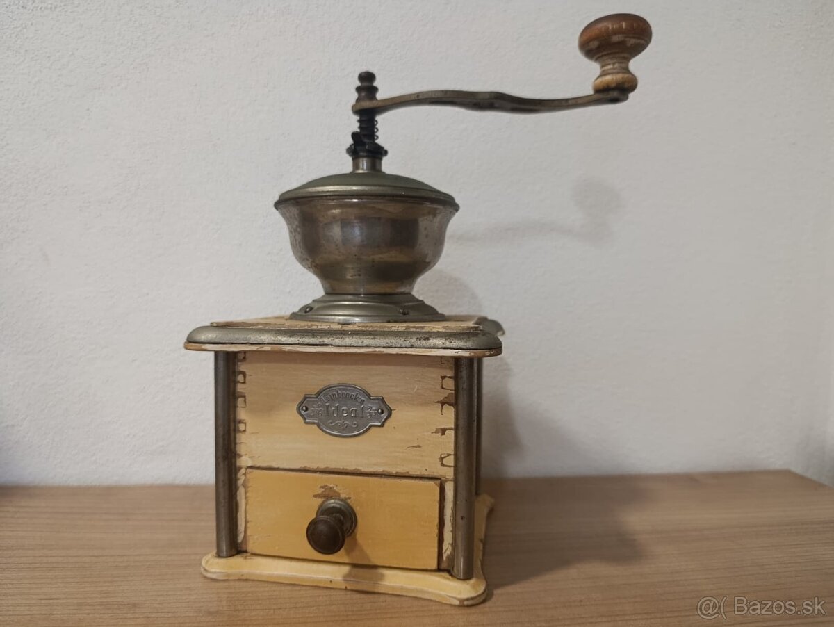 Starý mlýnek na kávu zn. Leinbrock Ideál se štítkom - 14