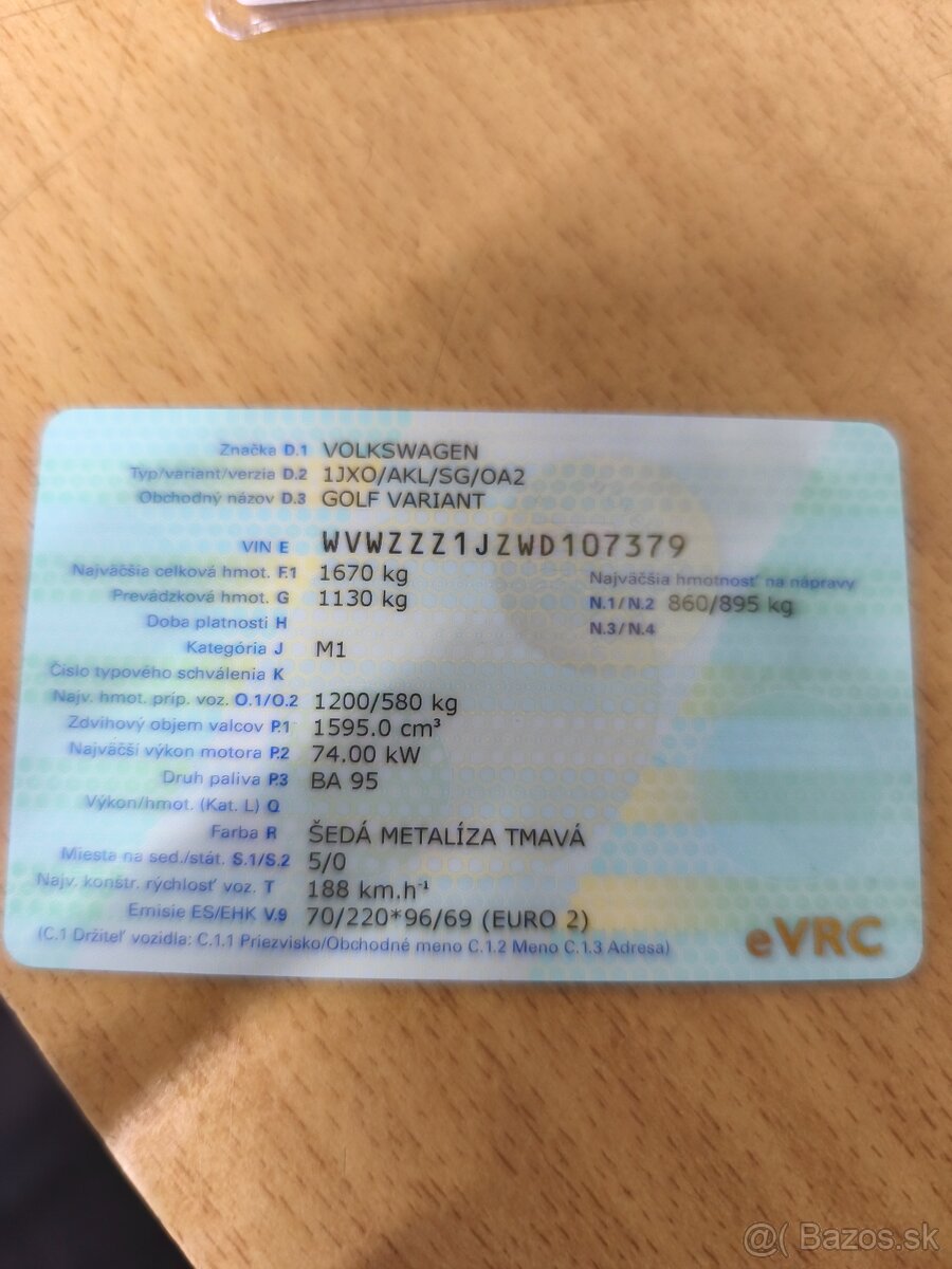 Predám VW Golf IV, 1,6 74 kw benzín - 14
