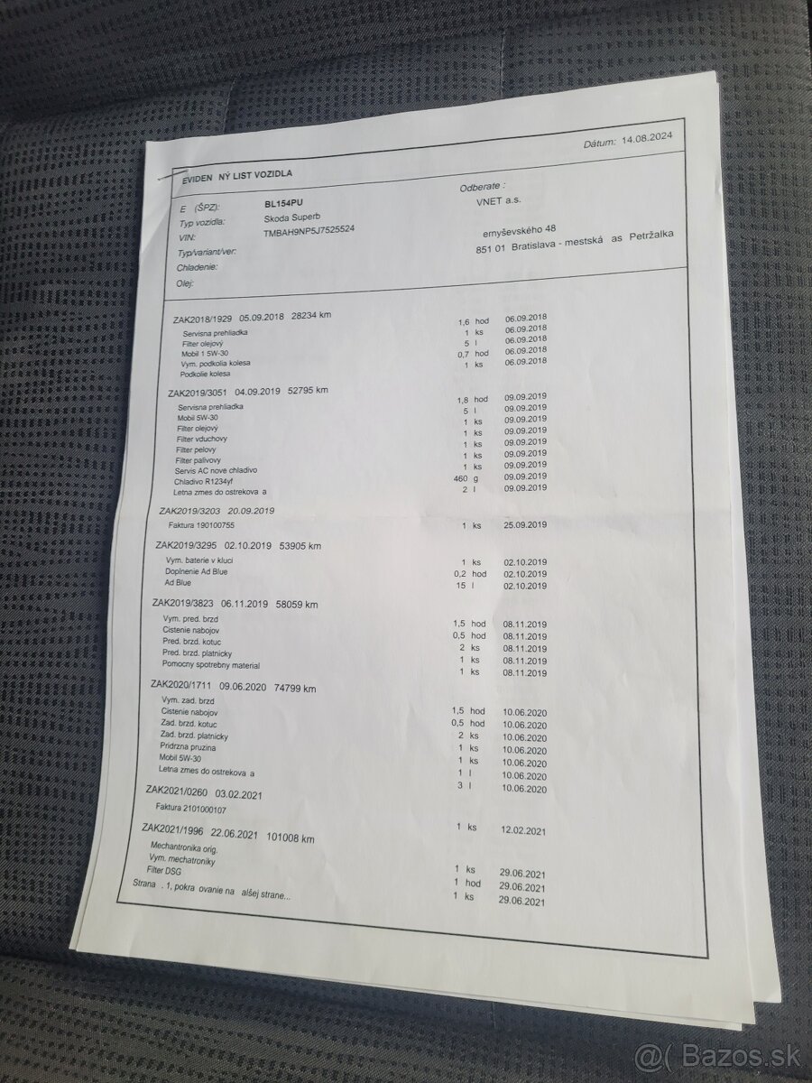 Predám Škoda Superb 2,0 TDI, 9/2017, DSG automat - 14