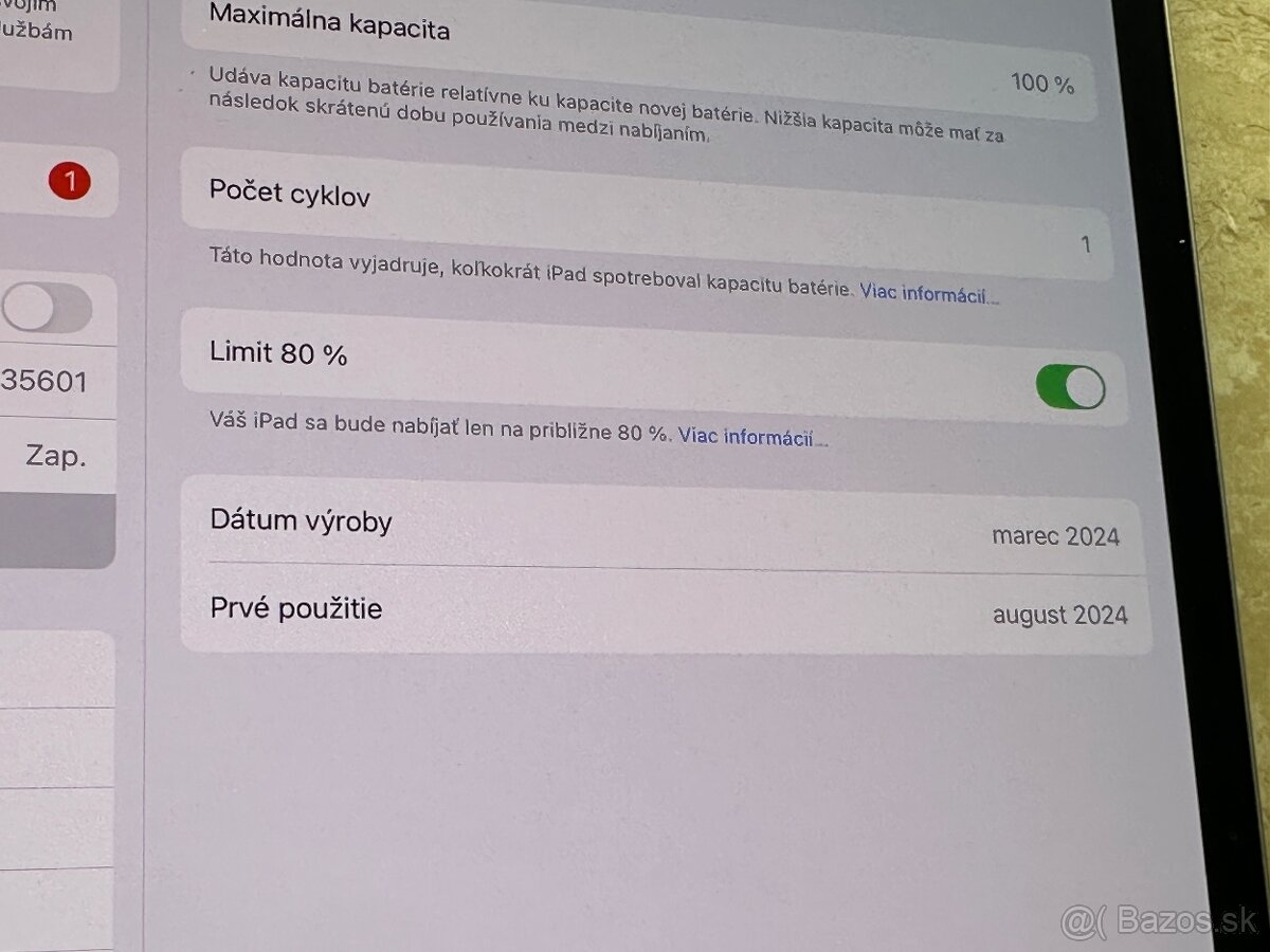 iPad Pro 13 M4 512gb Silver, kapacita: 100% (1 cyklus) - 14