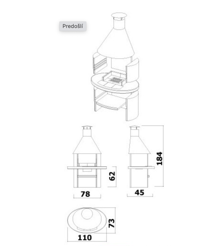 Záhradný krb Norman + prislušenstvo - 14