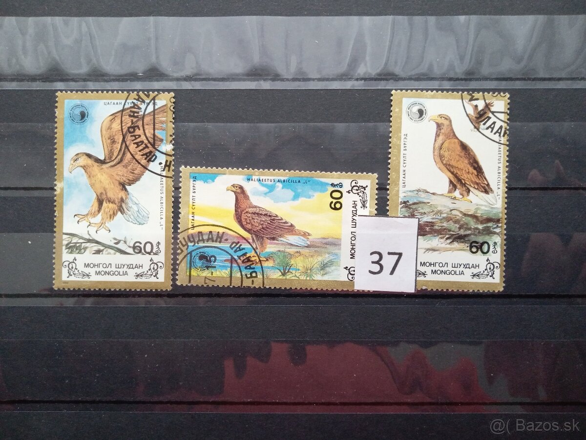 Poštové známky č.425 - FAUNA SVETA II. - 20 ks sérií - 14