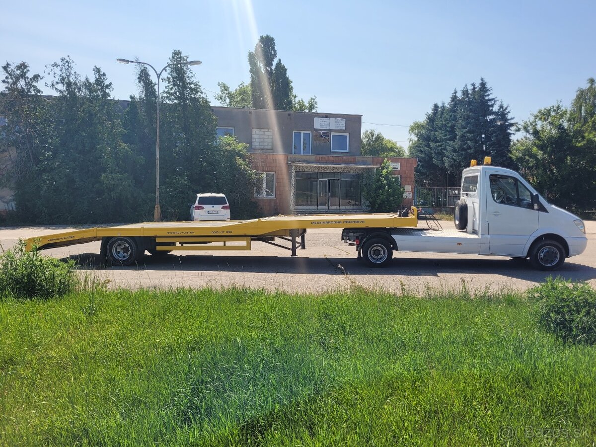 Mercedes Sprinter 3.0 V6 miniťahač + náves - 14