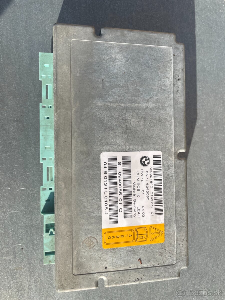 BMW E60 E61 5er Riadiace jednotky a moduly - 14