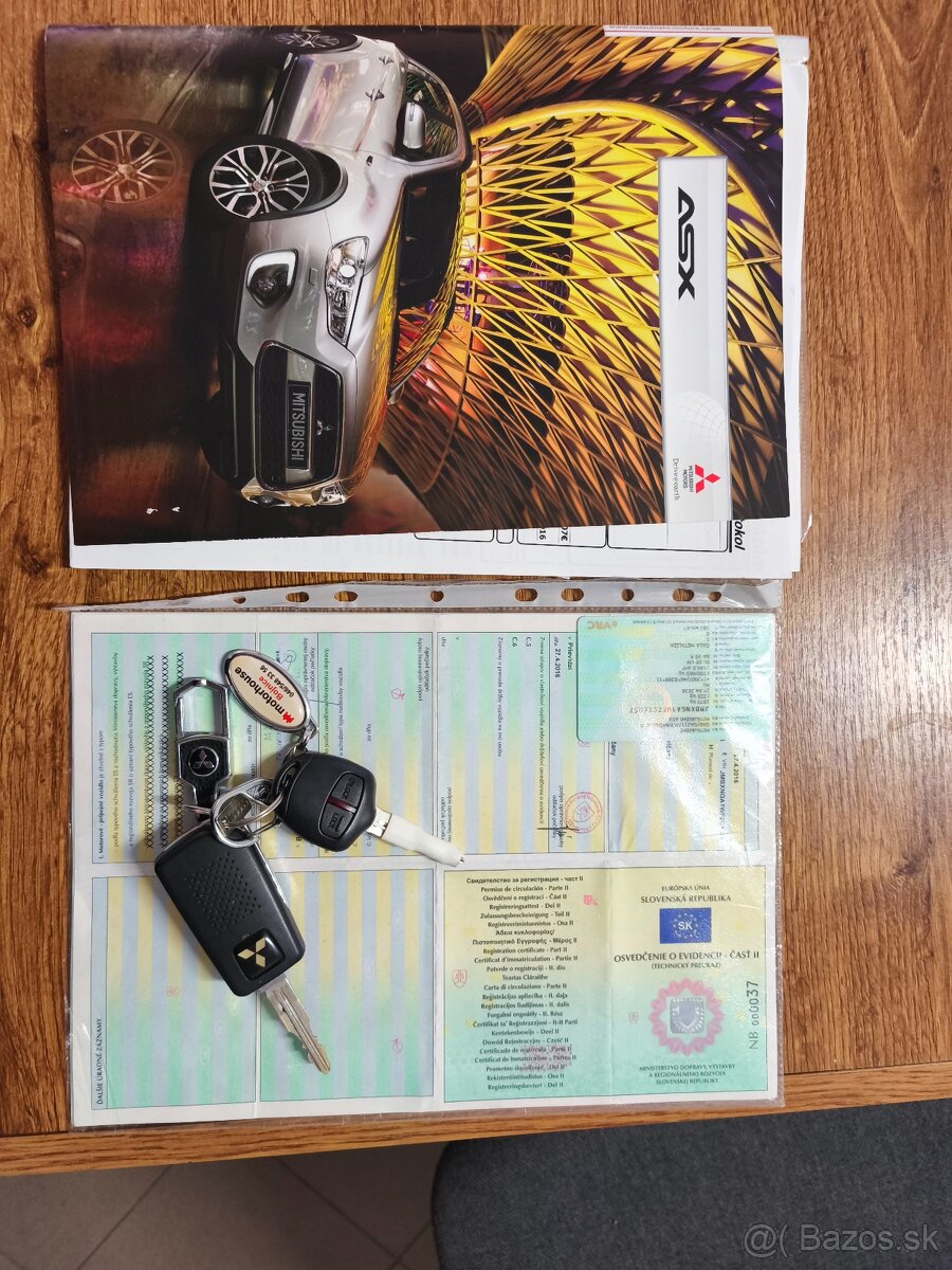 Mitsubishi ASX SLOVENSKÉ AUTO 1,6 MIVEC Benzín 86KW M5. 2016 - 14