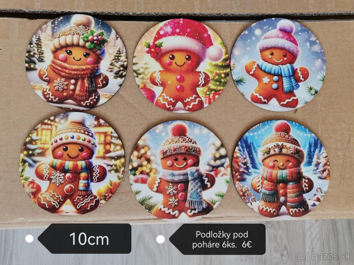 Perníčkové Vianoce ,obliečky ,vence na dvere NOVE - 14