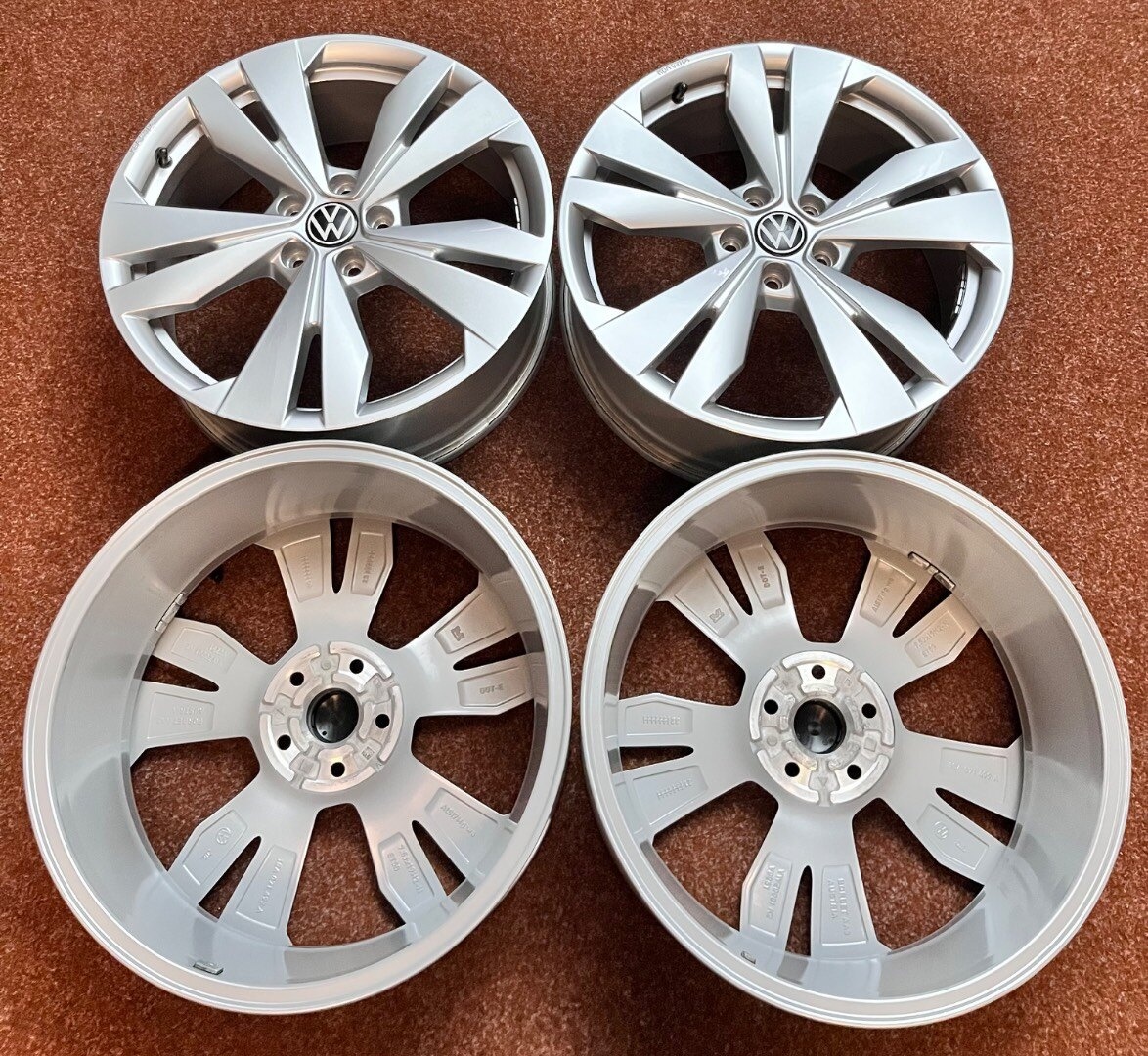 5x112 R19 VW ID3 ID4 originál hliníkové disky - ET 50 - TOP - 14