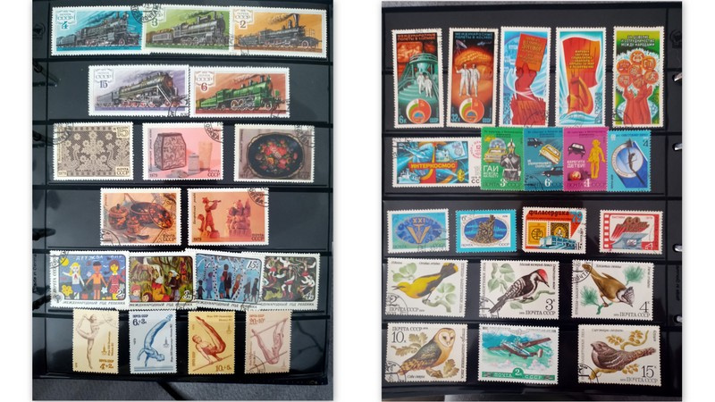 Predám poštové známky CCCP 1084 ks - 14